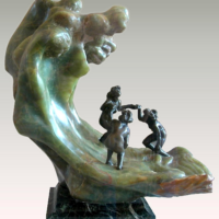 Escultura "La gran ola de Claudel"